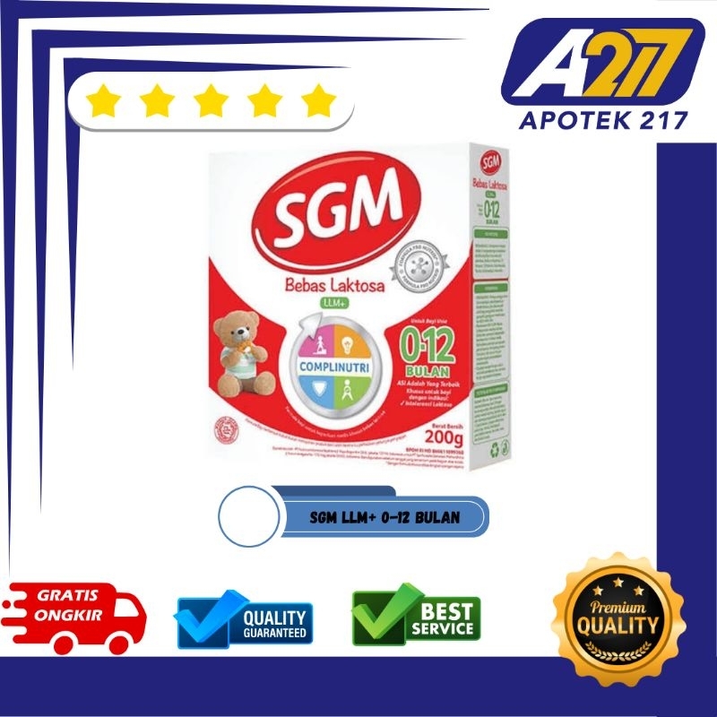 

SGM LLM+ 0-12 BULAN 200 gr