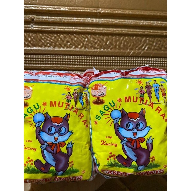 

Sagu Mutiara Cap Kucing 100gr Bisa COD