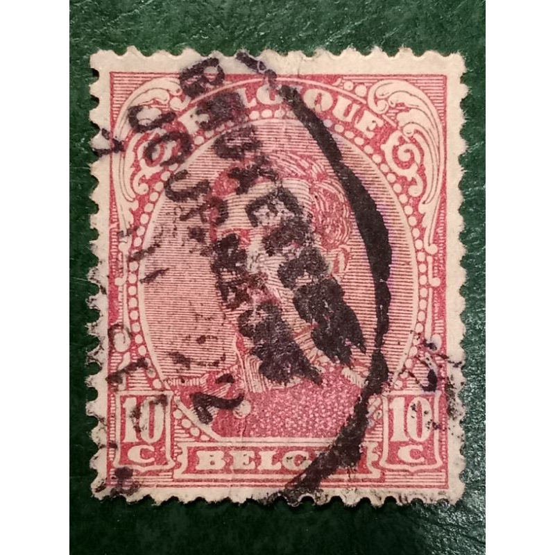 

Prangko Belgia 10 Cents King Albert I Tahun 1915 USED