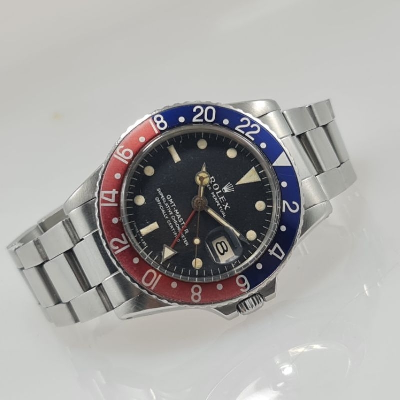 70s Vintage Rolex GMT Master Ref. 1675 Pepsi MK1 Long E Dial collectible item All Original