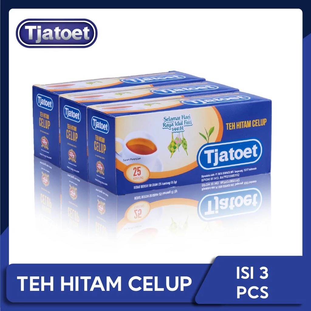 

Tjatoet Black Tea [3 box @25 kantong/ 2gr]