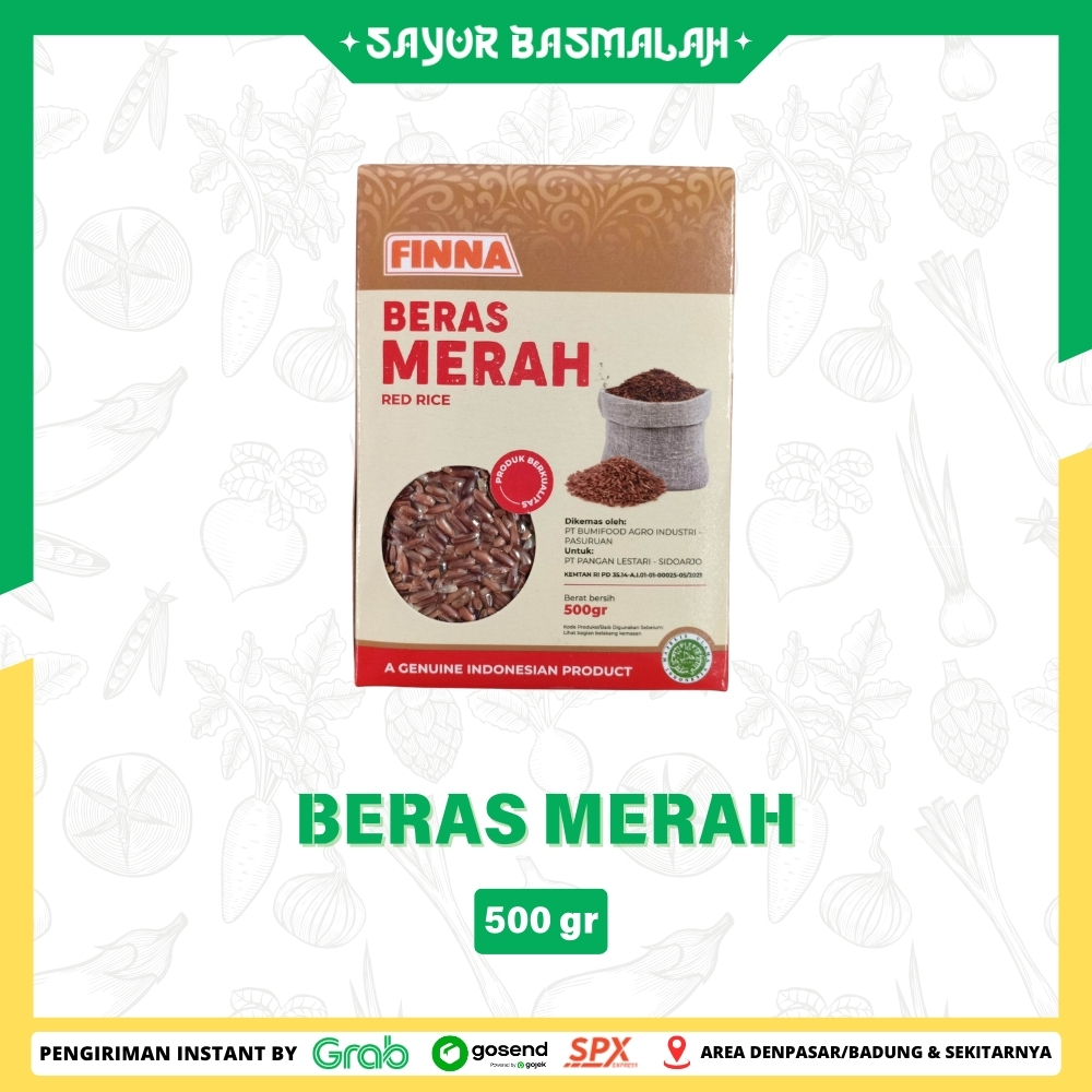 

Beras Merah 500gr - Sayur Basmalah