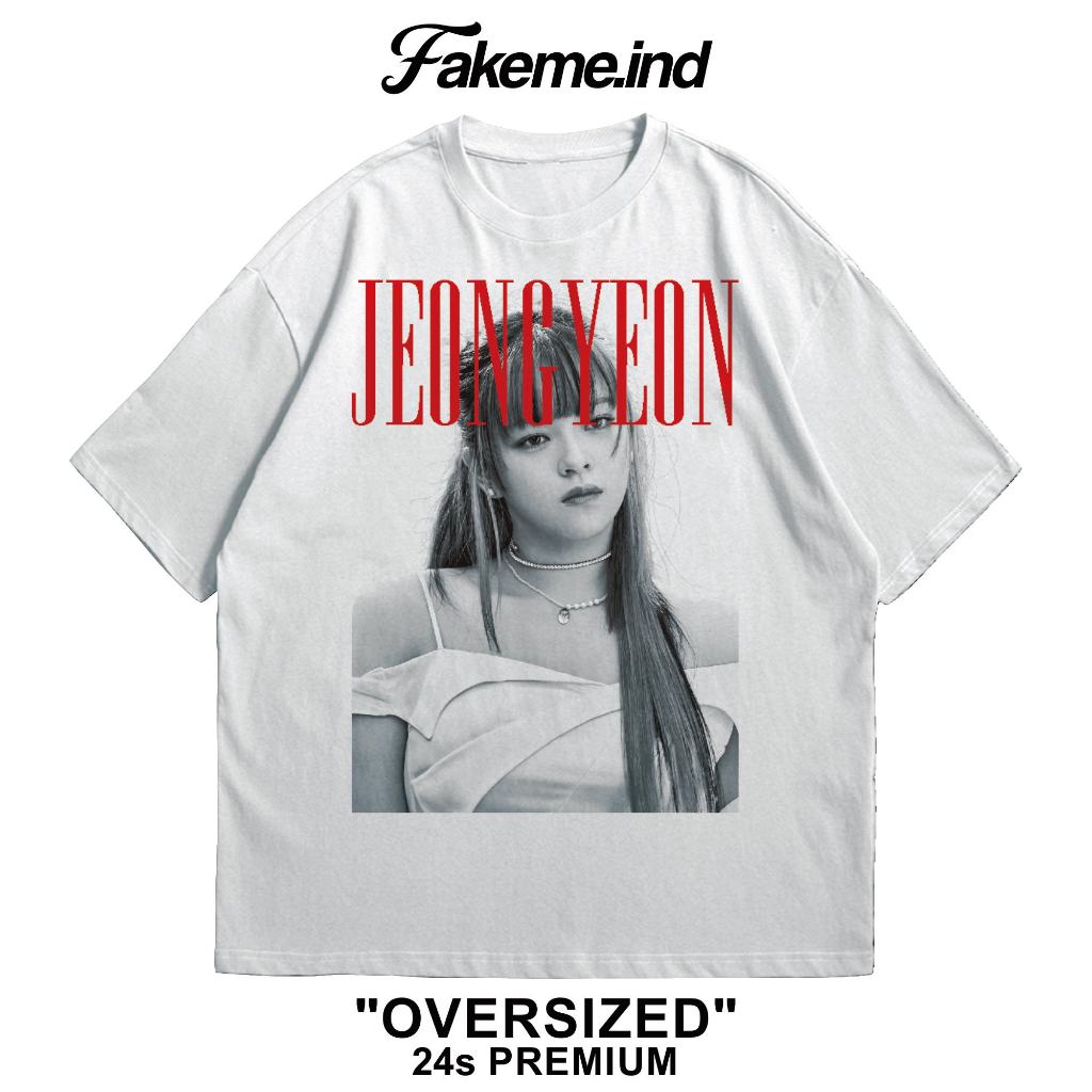 Tshirt Jeongyeon TWICE Kaos Kpop Oversize - Fakeme.ind
