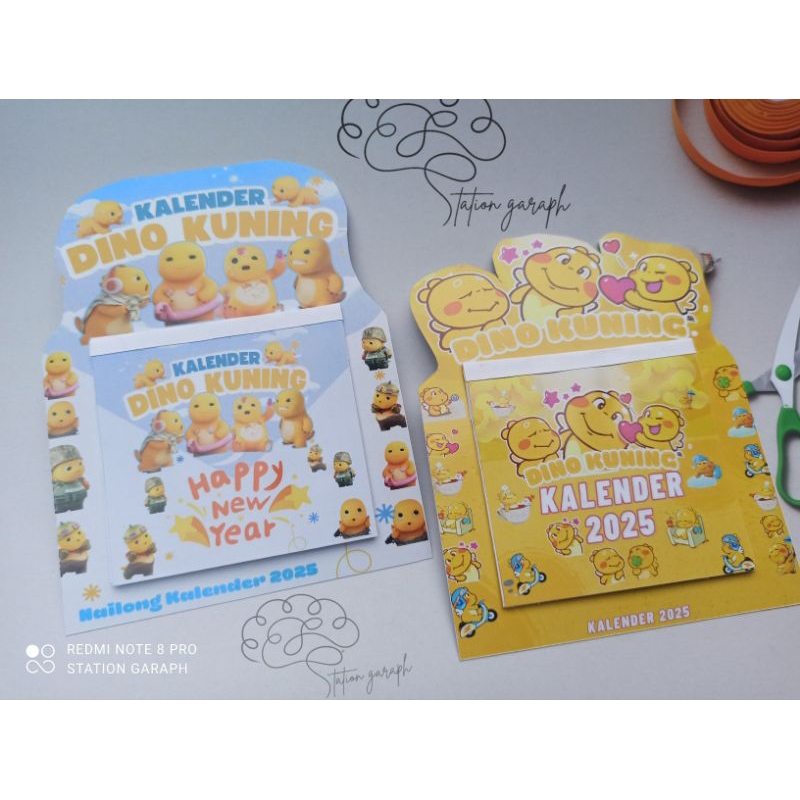 

Kalender Mini 2025 Dino Kuning Nailong