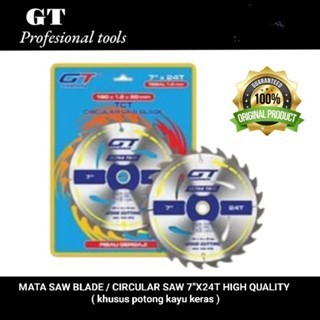 GT mata Saw Blade / circular Saw 7"x24T ( khusus kayu keras)