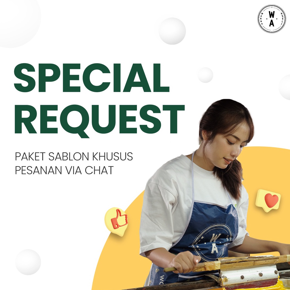 

KODE E87P PAKET SABLON BY REQUEST RAFFAT