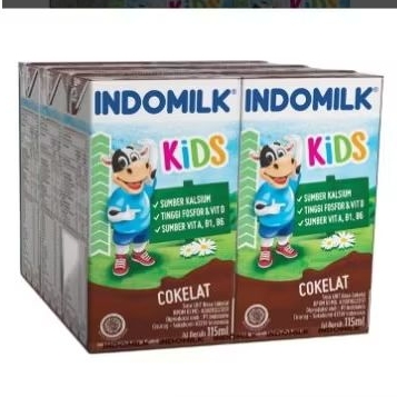 

Indomilk Kids Cokelat 115ml 1 dus isi 40 pack