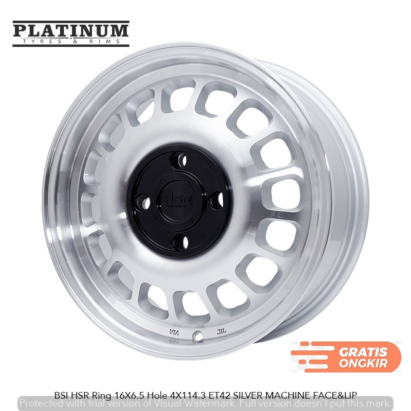 VELG RACING MURAH HSR TYP BSI RING 16 COCOK UNTUK MOBIL KIJANG GRAND LIVINA LGX