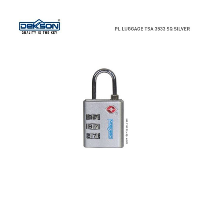 DEKKSON GEMBOK TSA 3533 SQ SILVER