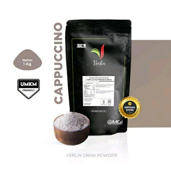 

Verlin Drink Powder 1 kg Serbuk Minuman cappucino / dark coklat / royal coklat Ready