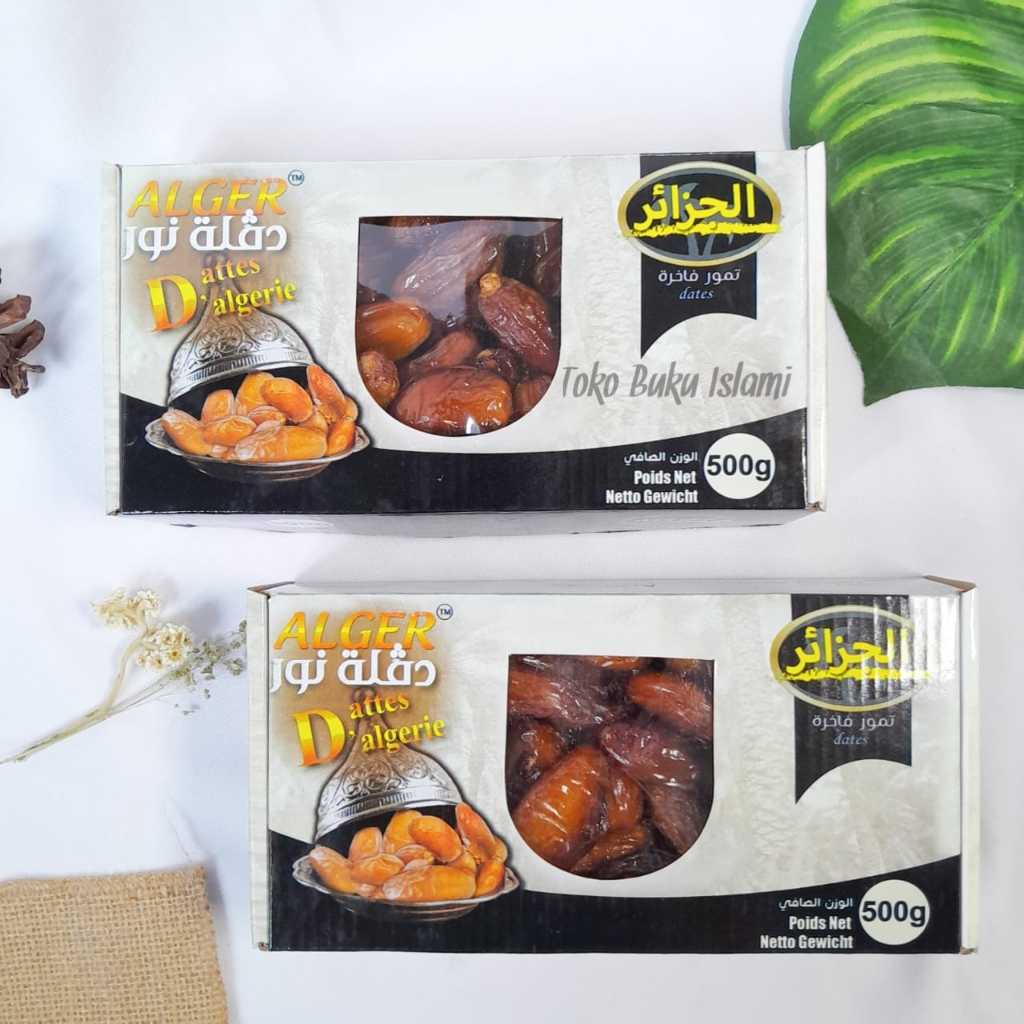 

Kurma Tunisia Madu 500gr Deglet Noor Tanpa Tangkai Premium Quality Original Kemasan Kardus