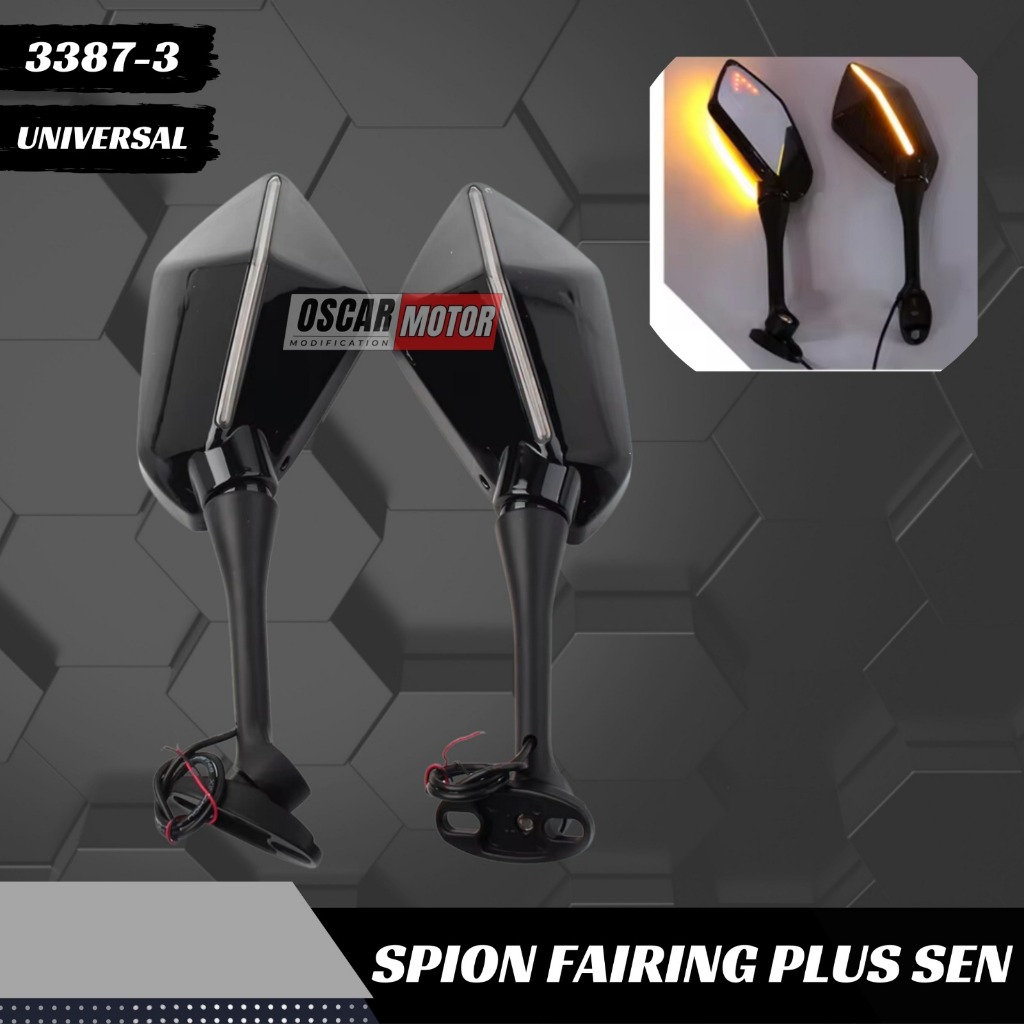 Spion Lampu Pairing Motorbike Side Mirrors Pnp Cbr600rr 2003-2019 1000rr 2004-2007 Ninja Model Pcx