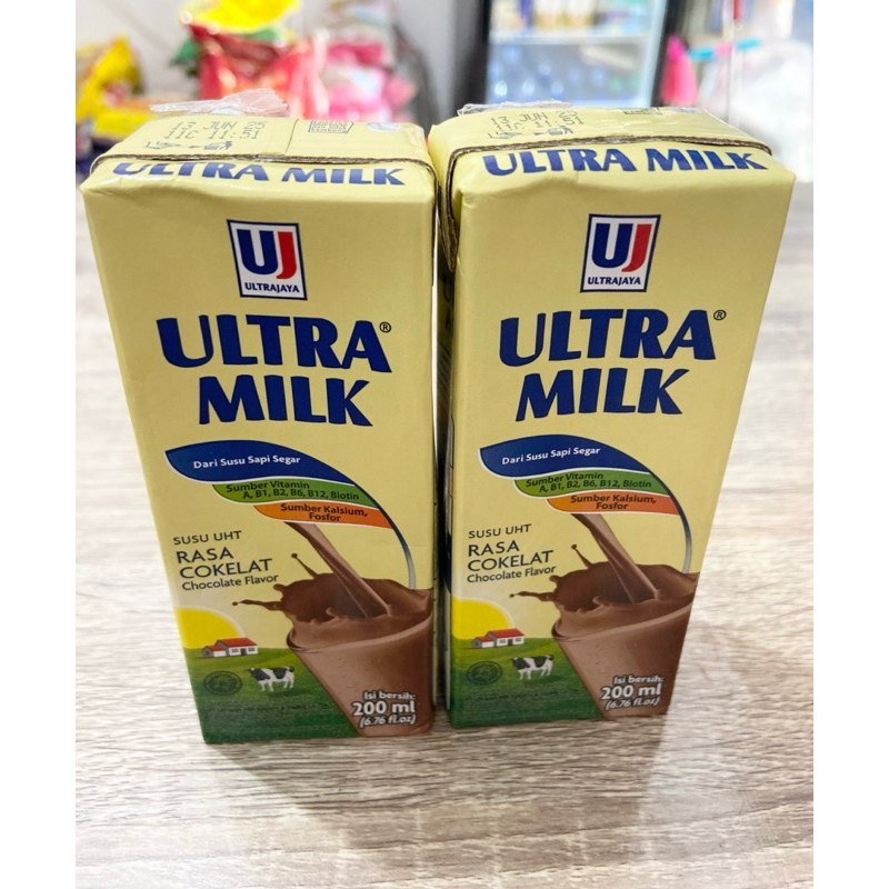 

Ultra milk silm cokelat 200ml