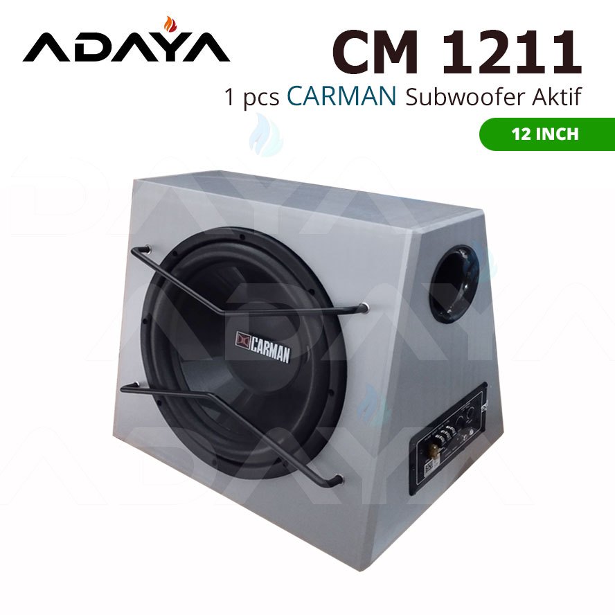 Subwoofer Aktif 12 inch Bass Box Mobil CARMAN CM 1211