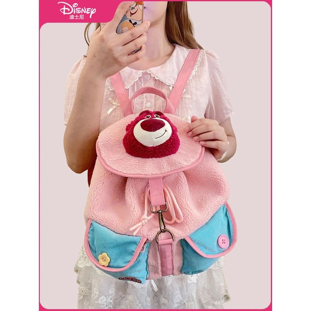 POTDEMIEL Backpack Lotso Stitch Disney Original Tas Ransel Lotso Stitch Disney TB0027