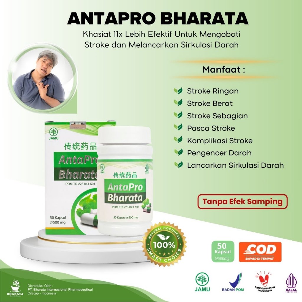 Antapro Bharata Obat Herbal Stroke Paling Ampuh 100% Asli Original