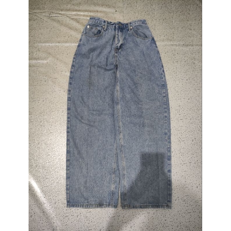 baggy blue jeans pants