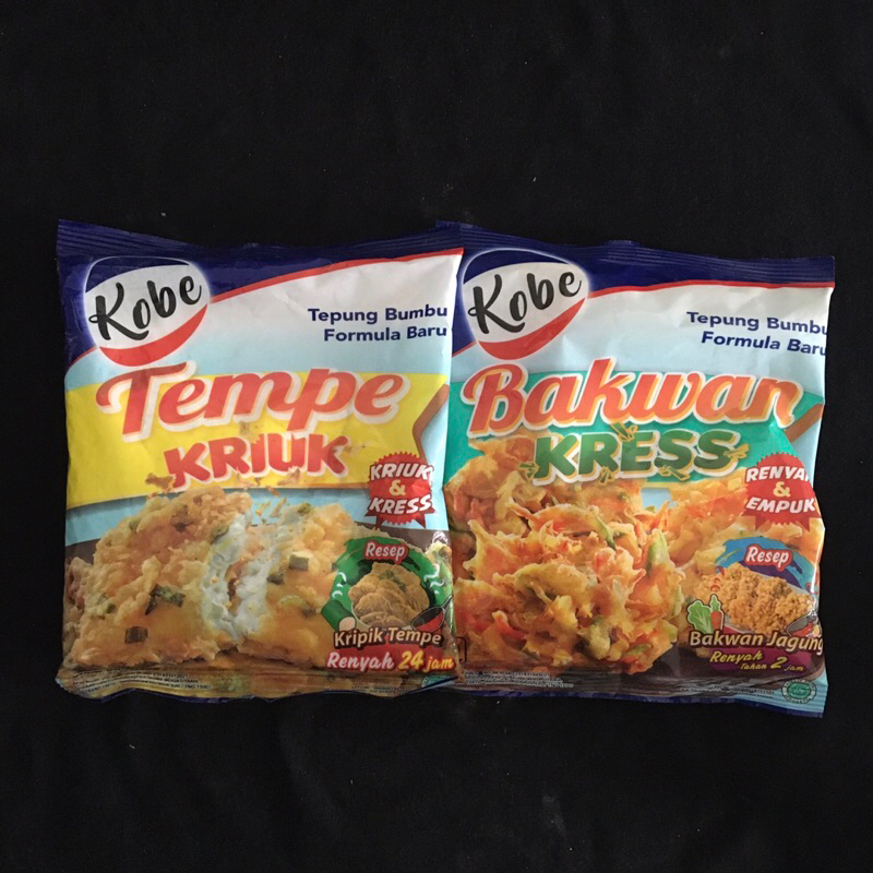 

KOBE TEPUNG BUMBU TEMPE KRIUK & BAKWAN KRESS 200gr