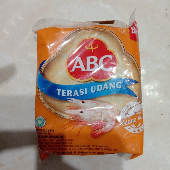 

ABC TERASI UDANG ISI 20 SACHET PER PACK | MURAH | KUALITAS TERBAIK