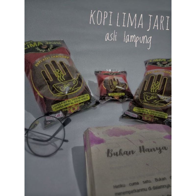 

kopi lima jari 25gram/1 renteng isi 10