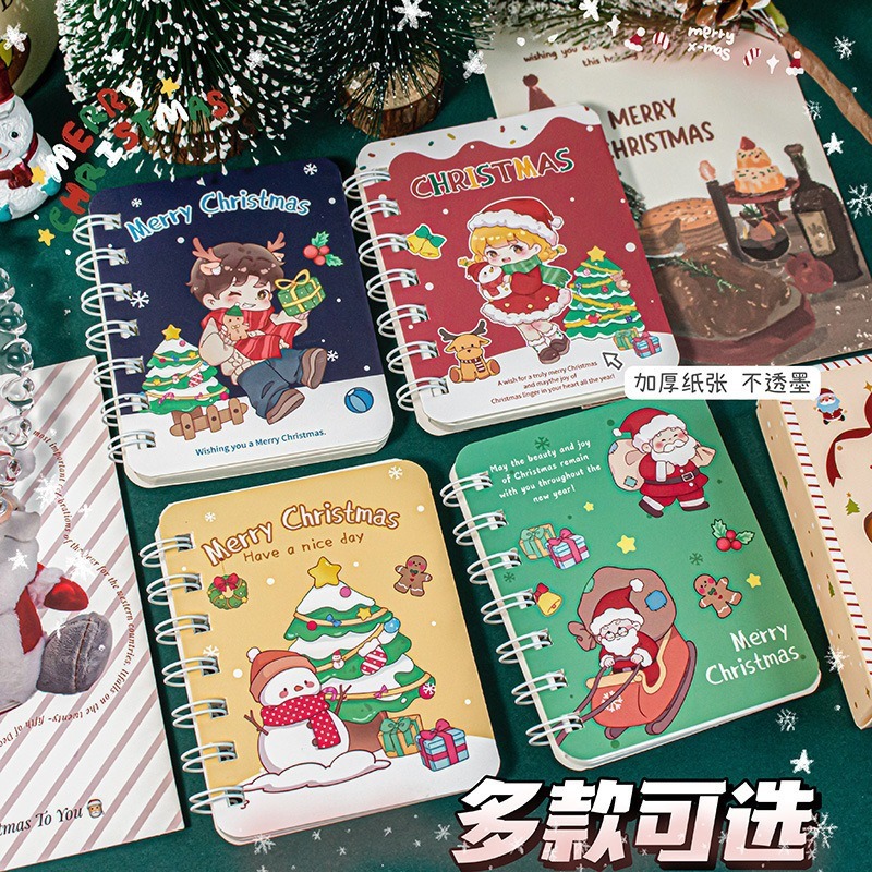 

ATM.Medan A7 Notebook Mini Spiral Edisi Natal / Catatan Kecil [MOTIF RANDOM]