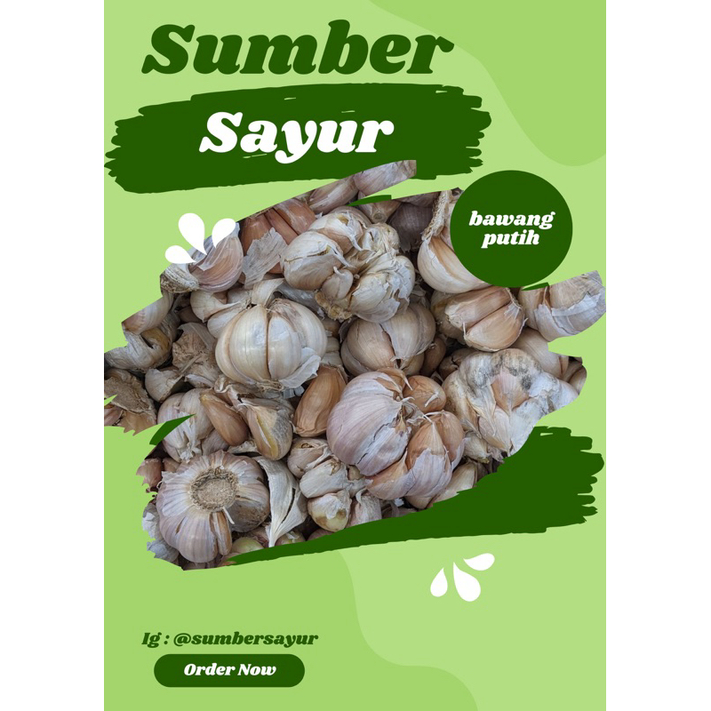 

bawang putih sumber sayur segar murah makassar