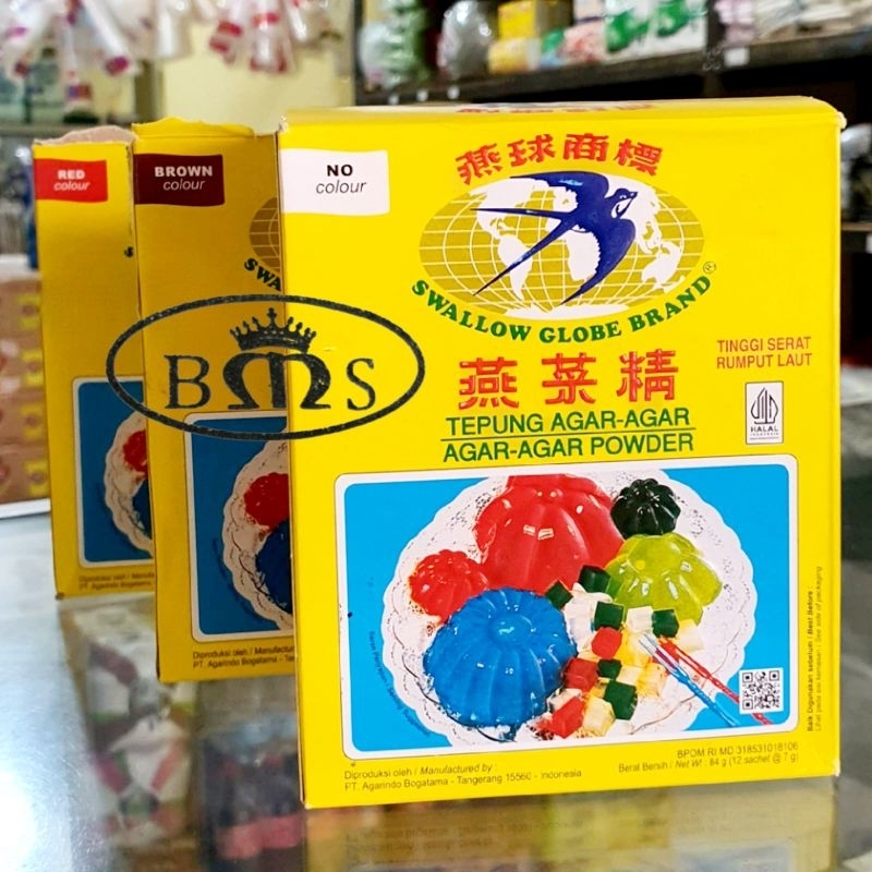 

SWALLOW Globe Brand Agar Agar Powder @7gr