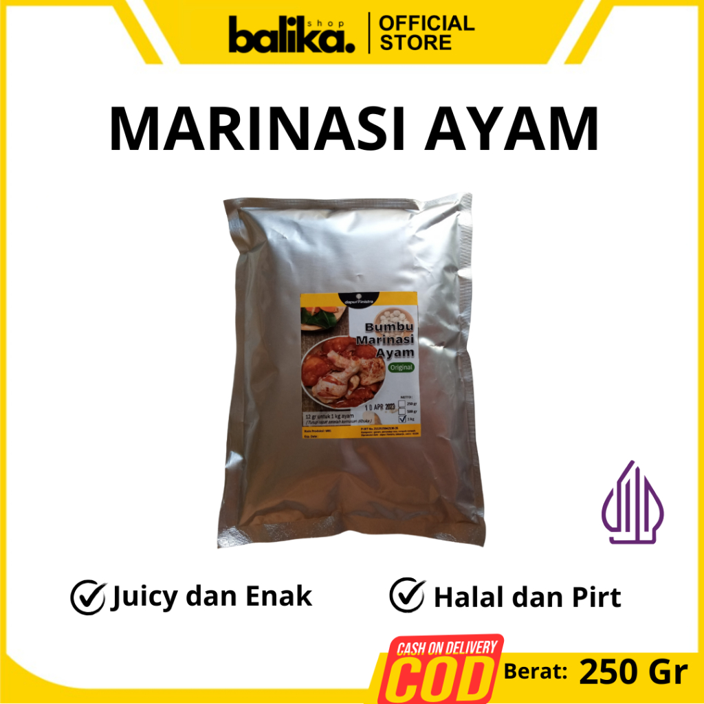 

BalikaShop Bumbu Marinasi Fried Chicken Crispy Original 250 gram