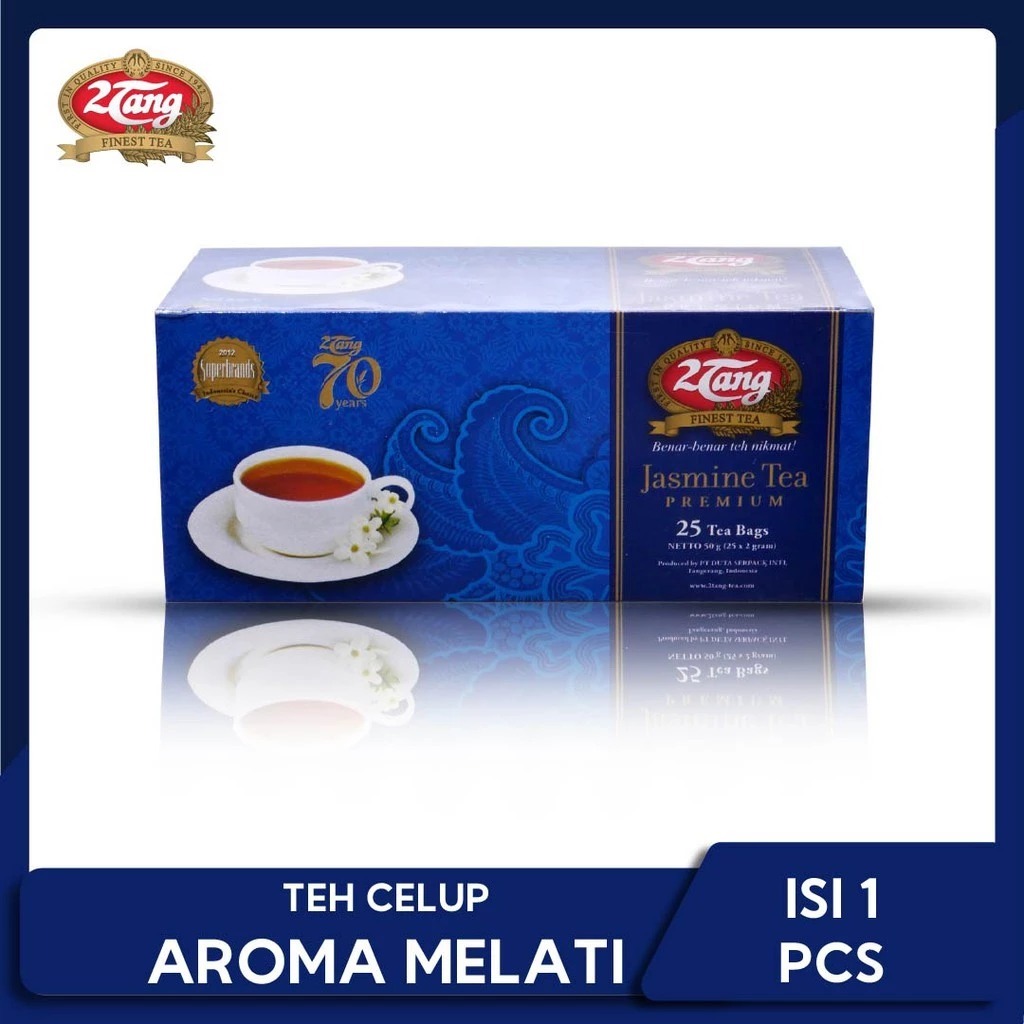 

2Tang Jasmine Tea Premium 50gr [1 box @25 kantong/2 gr]