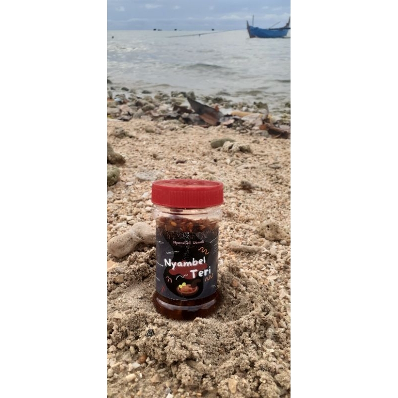 

sambal teri siap makan pedas manis gurih