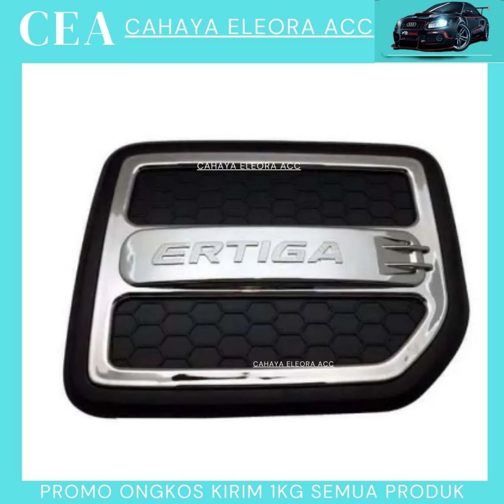 TANK COVER MOBIL ERTIGA  LUXURY BLACK - COVER TUTUP BENSIN MOBIL ERTIGA- AKSESORIS MOBIL ERTIGA