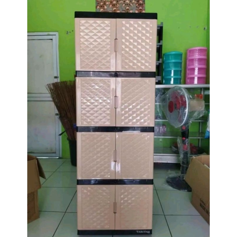 Lemari plastik Tabitha 4 susun