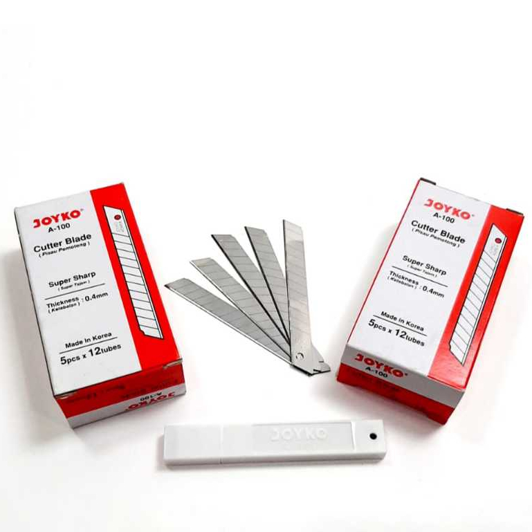 

Harga Grosir (1kotak/12packs ) Refill CutterJOYKO/KENKO Kecil A-100 ORIGINAL