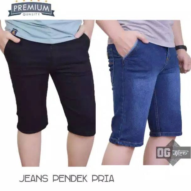 KODE J83R Cowok  Celana jeans pendek pria premium size 2732  JNP