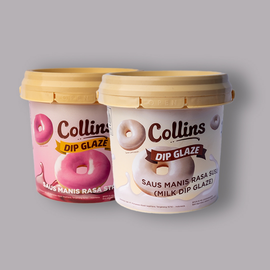 

QH Collins Dip Glaze 1 Kg - Selai Topping Aneka Rasa