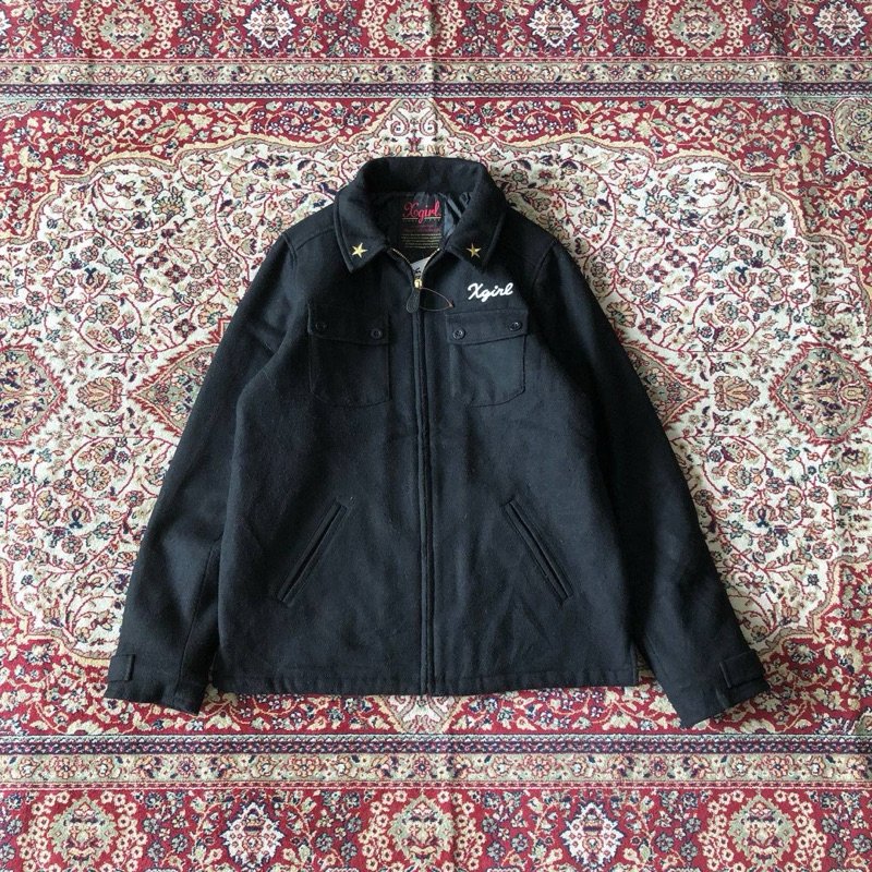 Jaket X-girl wool work jacket HD395