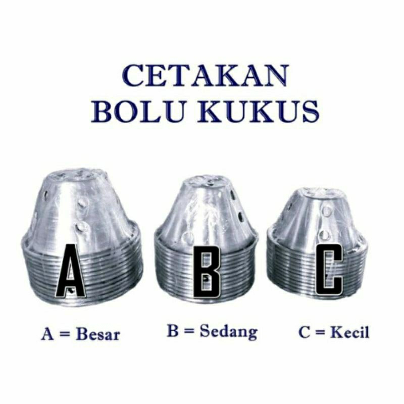 cetakan bolu kukus/loyang kukus/loyang kue kukusan