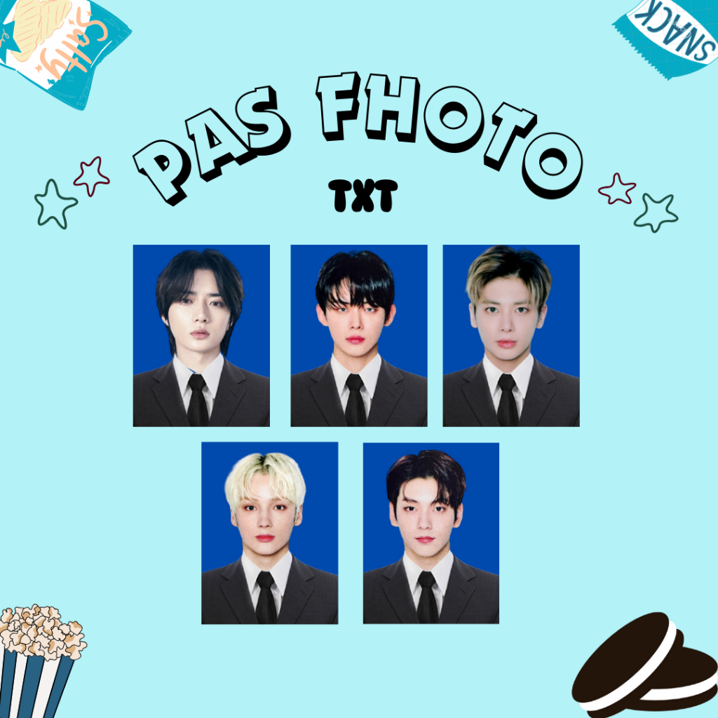 PAS FOTO TXT 3x4 (Harga 4PCS) ID PHOTO KPOP IDOL (PO BACA DESKRIPSI)