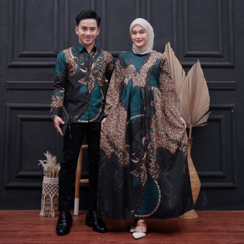 HARGA SATUAN Baju Batik couple seragam atau couple Suami istri Batik Modern Motif sangkuriang Kemeja