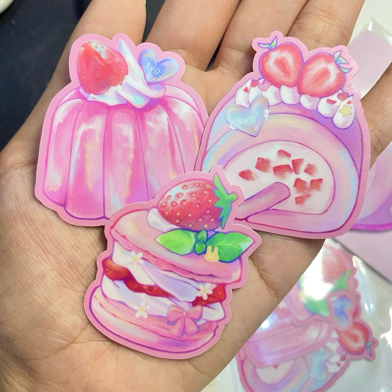 

Strawberry Dessert Sticker Pack