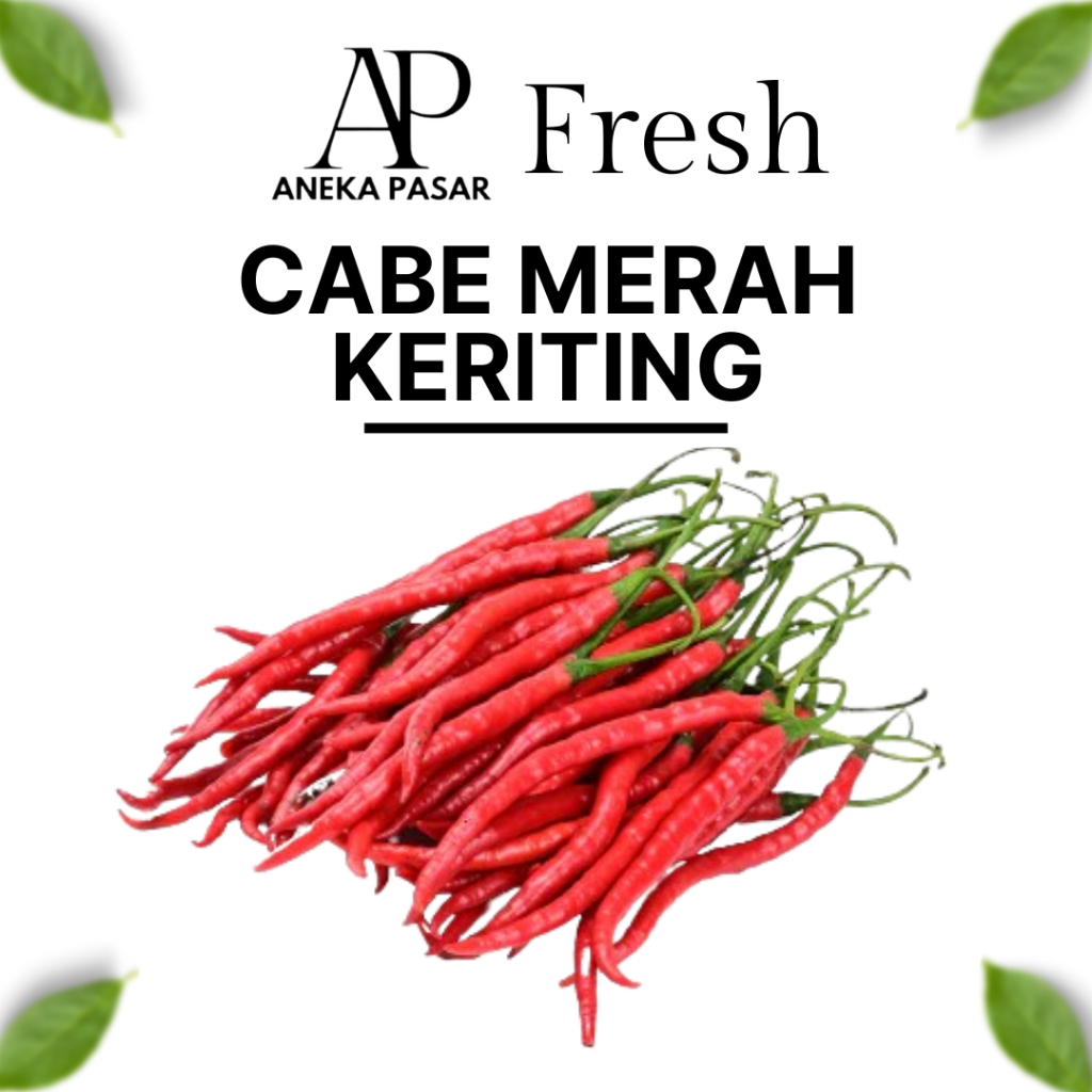 

CABE CABAI MERAH KERITING KRITING - Berat 100 Gram
