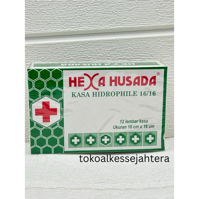 KASA STERIL HIDROPHILE 16X16 CM / KASA STERIL HEXAHUSADA 16X16 CM KASA UNTUK OPERASI PENUTUP LUKA