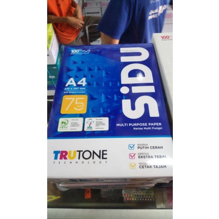 

KODE B33J KERTAS HVS A4 75 GRAM SINAR DUNIA SIDU