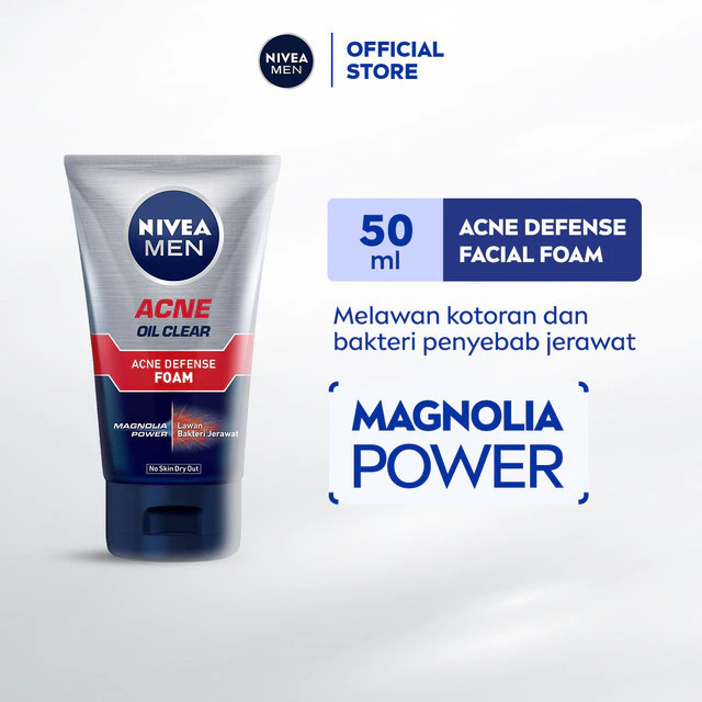 NIVEA MEN Personal Care Men Acne Oil Clear Acne Defense Foam
