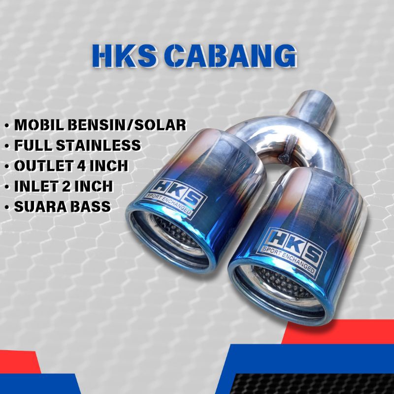 knalpot mobil HKS CABANG