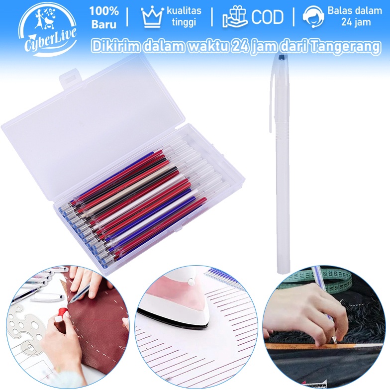 

KODE S72Q 4pcs Heat Erasable Pen High TemperaturePen Penanda KainPen Pola Pulpen Pola Untuk Spidol Marker Kain Kulit