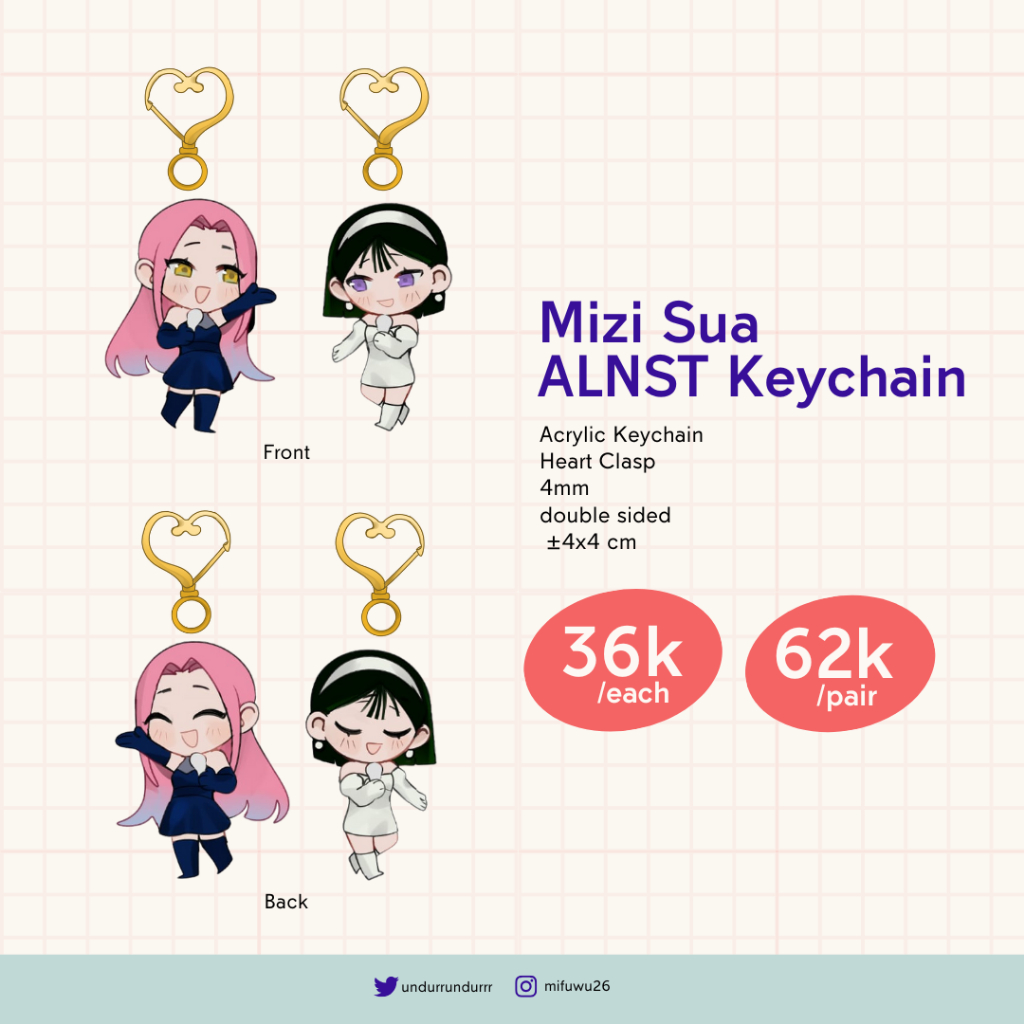 Mizi Sua Alien Stage Alnst Keychain