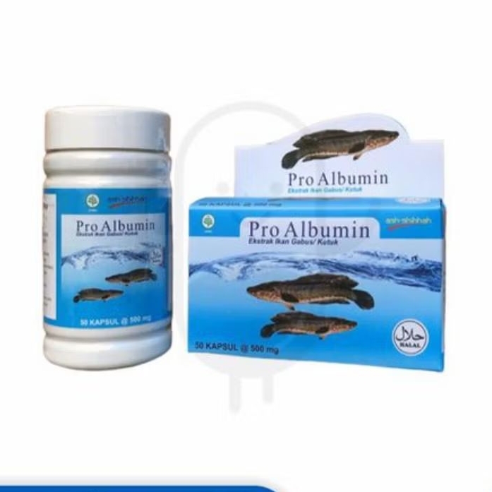 PRO ALBUMIN ekstrak ikan gabus isi 50 obat TBC