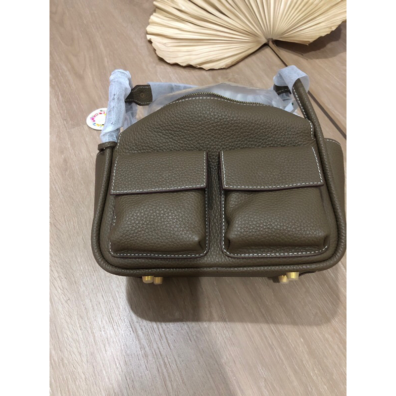 LITTLE BUNNY BRICK 22 LEATHER ETOUPE THAILAND