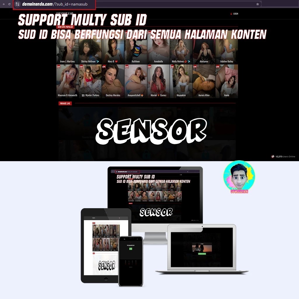 LANDING PAGE WEBSITE LIVE CAMSX HD DATING SUPPORT MULTY SUB ID UNTUK CPA AFILIASI